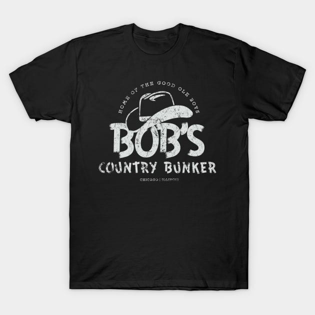 Bob's Country Bunker T-Shirt by MindsparkCreative